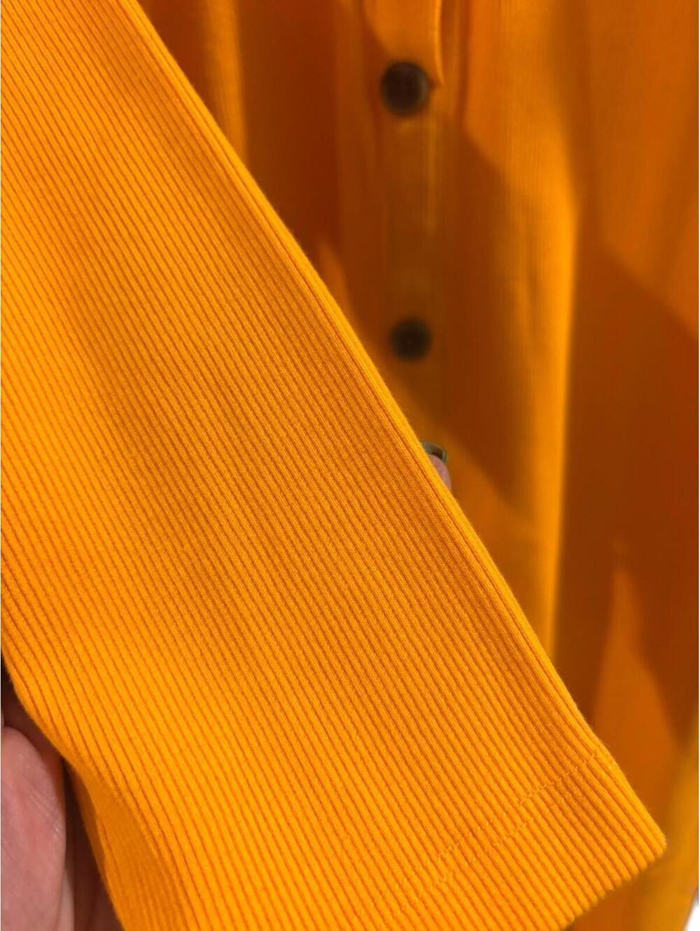 NWT The Drop Ribbed Button Front Midi Dress | Carrot Orange | Size L - Picture 6 of 6